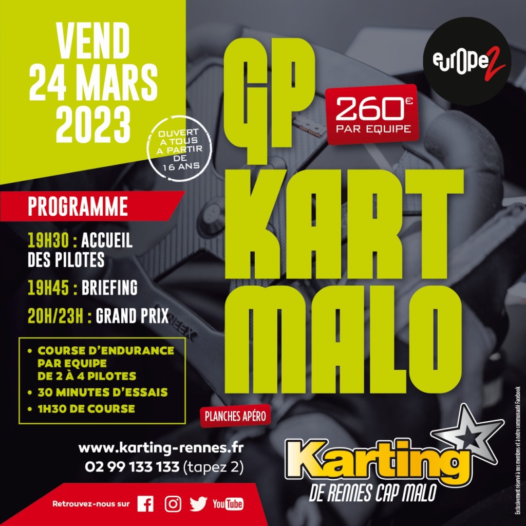 Grand prix Karting rennes mars 2023