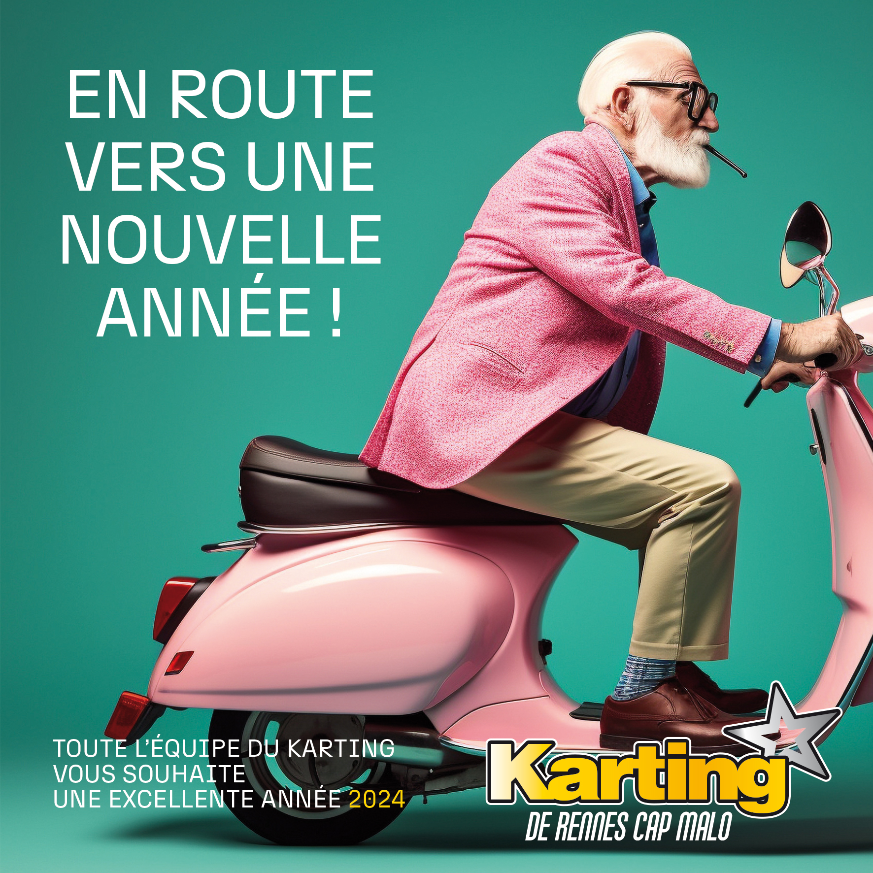 Bonne année 2024 au karting de rennes - cap-malo